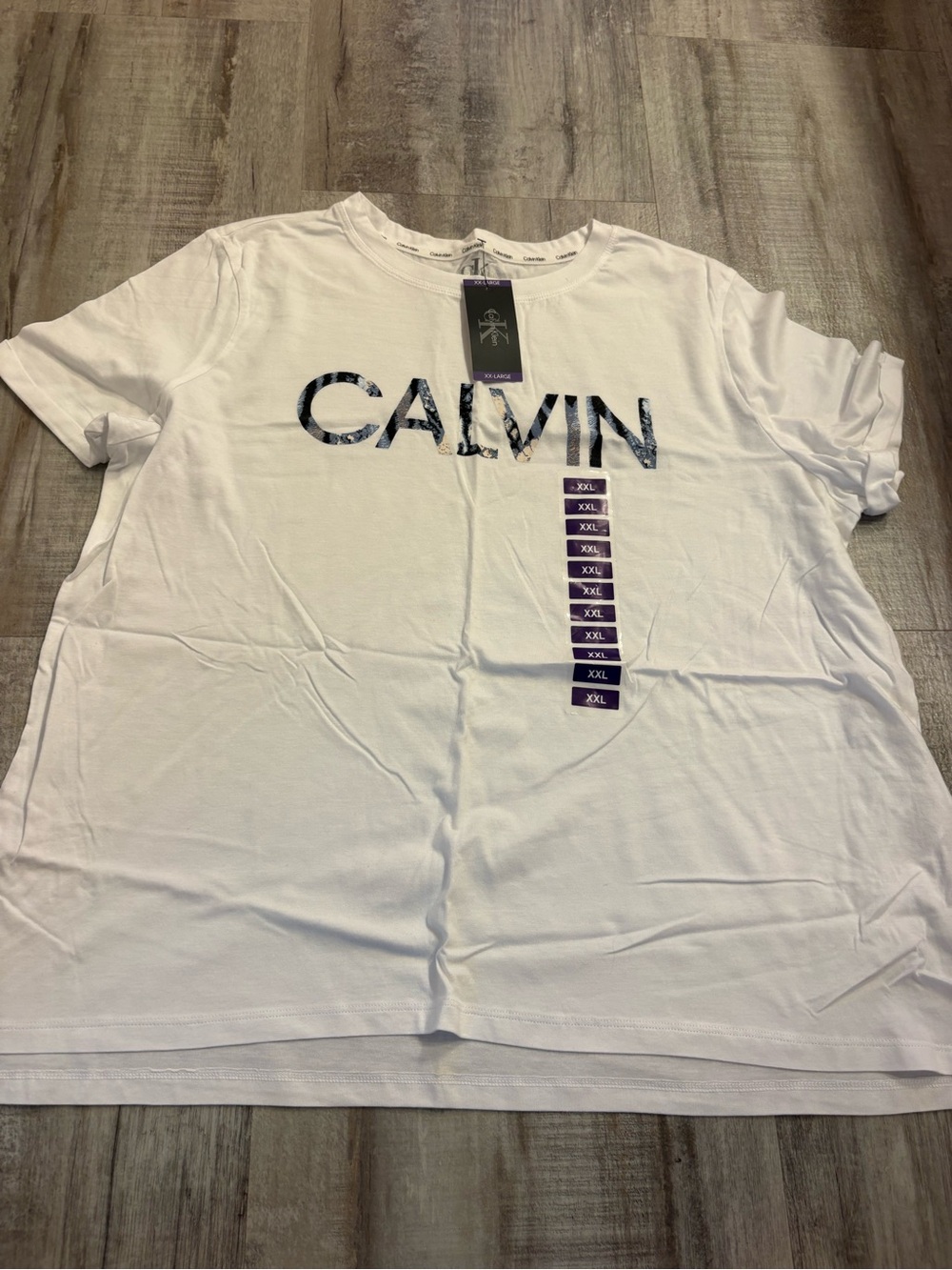 Calvin Klein Calvin White Tshirt XXL